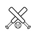 Simple baseball icon