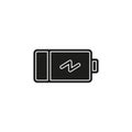 Simple Battery Vector Icon