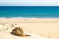 Simple beach scene at bolonia beach