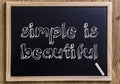 Simple is beautiful