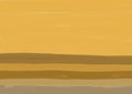 Beige Painting of a Desert with horizontal different Areas