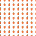 Simple bell pepper seamless pattern. Bulgarian pepper wallpaper
