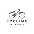 Simple bicycle logo design inspiration