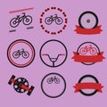 Simple Bike Logo Collection, Bike Shop Logo Collection