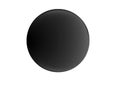 Simple Black Circle with Subtle Gradient on White Background dark solid Royalty Free Stock Photo
