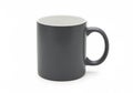 Simple black coffee mug Royalty Free Stock Photo