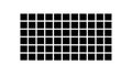 Simple black geometric grid pattern background element, vector design Generative AI Royalty Free Stock Photo