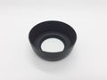 Simple Black Lens Hood For DSLR Camera On White Isolation Background 06 Royalty Free Stock Photo