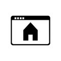 Simple home Folder icon vector image