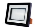 Simple black photo frame Royalty Free Stock Photo