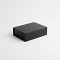 A simple black rectangular box on a white background Royalty Free Stock Photo