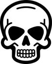 Skull - high quality vector logo - vector illustration ideal for t-shirt graphic Royalty Free Stock Photo