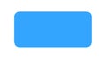 Simple blue rectangle button, interface control element , vector design Generative AI Royalty Free Stock Photo