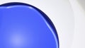 Simple blue sphercial circular background. Circle with copy space for logo inside. Corporate business background texture 3d Royalty Free Stock Photo