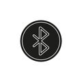 Simple Bluetooth Vector Icon