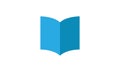 simple book logo icon