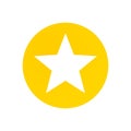 Simple bookmark circular icon