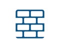 simple brick logo icon template Royalty Free Stock Photo