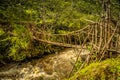 Simple bridge near wamena Royalty Free Stock Photo