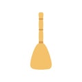 Simple broom icon. Cleaning service concept. Flat cleaning item, handle broom, sweep floor, remove dirt or dust Royalty Free Stock Photo