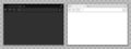 Simple browser window in a flat style, design a simple blank web page, search in internet, template browser windows with toolbar