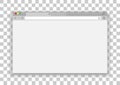 Simple browser window. Internet browser. Flat style. Vector illustration