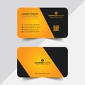 Simple business card template, background, Vector, illustration, abstract design for company and individual use. Design, individua Royalty Free Stock Photo