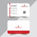 Simple business card template, background, Vector, illustration, abstract design for company and individual use. Design, individua Royalty Free Stock Photo