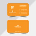 Simple business card template, background, Vector, illustration, abstract design for company and individual use. Design, individua Royalty Free Stock Photo