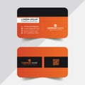 Simple business card template, background, Vector, illustration, abstract design for company and individual use. Design, individua Royalty Free Stock Photo