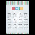 2018 simple business wall calendar abstract paper backgrond and bar code eps10