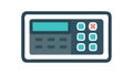 Simple Calculator Keypad: Numeric Input, Calculation, vector design Generative AI Royalty Free Stock Photo