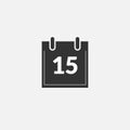 Simple calendar icon