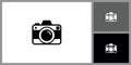 Simple Camera Icon for Photography Royalty Free Stock Photo