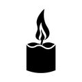 Simple candle icon
