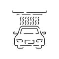 Simple Car Service Related Vector Line Icon. Contains such Icons as Oil, Filter, Steering Wheel, Check List and more. Repair Royalty Free Stock Photo