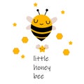 Simple card honey Bee