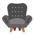 Simple cartoon armchair