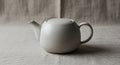Simple ceramic teapot with a matte Royalty Free Stock Photo