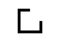 Simple checkbox icon in minimalist style