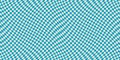 Simple checkered retro style seamless pattern with optical illusion effect Royalty Free Stock Photo