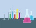 Simple chemical laboratory Royalty Free Stock Photo