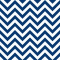 Simple chevron pattern, classic blue, abstract geometric background vector