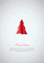 Simple christmas greeting design. Vector illustration decorative design Royalty Free Stock Photo