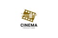 Simple Cinema Logo. With Jazz Music.