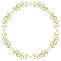 Simple circle design, border frame