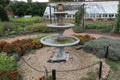 Simple classical fountain in the park