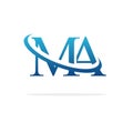 Creative MA logo icon design