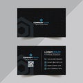 Simple Clean Horizontal Business Card Template Design ,unique stylle