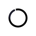 Loading Circle Icon Royalty Free Stock Photo